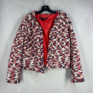 Marc By Marc Jacobs Women's Blazer Size S Wool Red White Blue Size XS